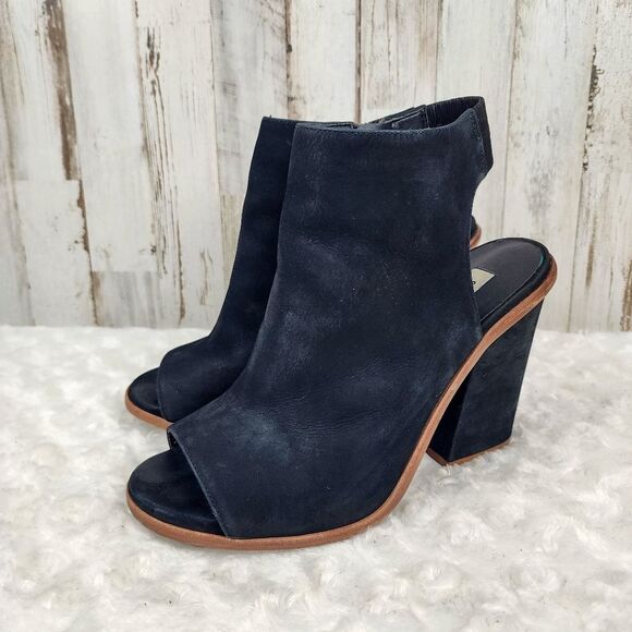 Steve Madden Valencia Leather Open Toe Sandals Black Size 9.5 - Picture 2 of 10